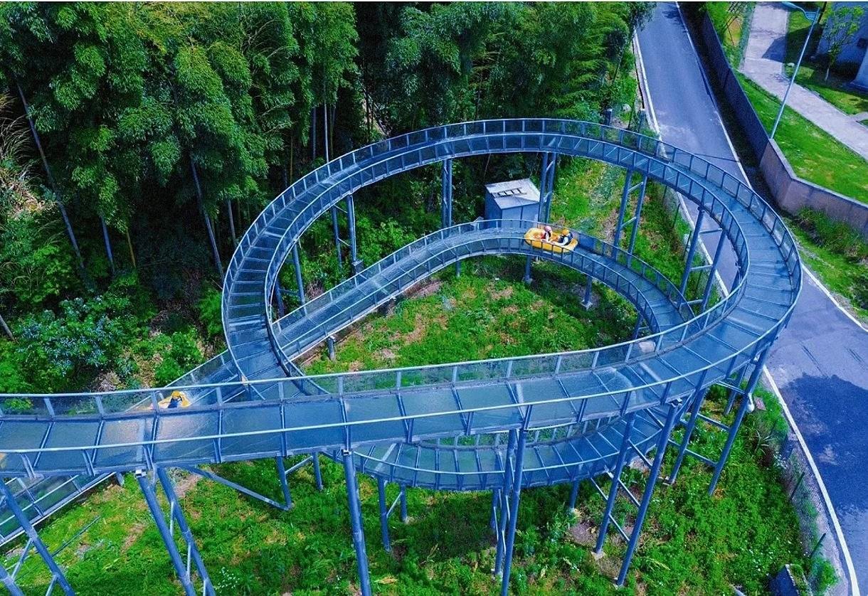Glass Water Slide